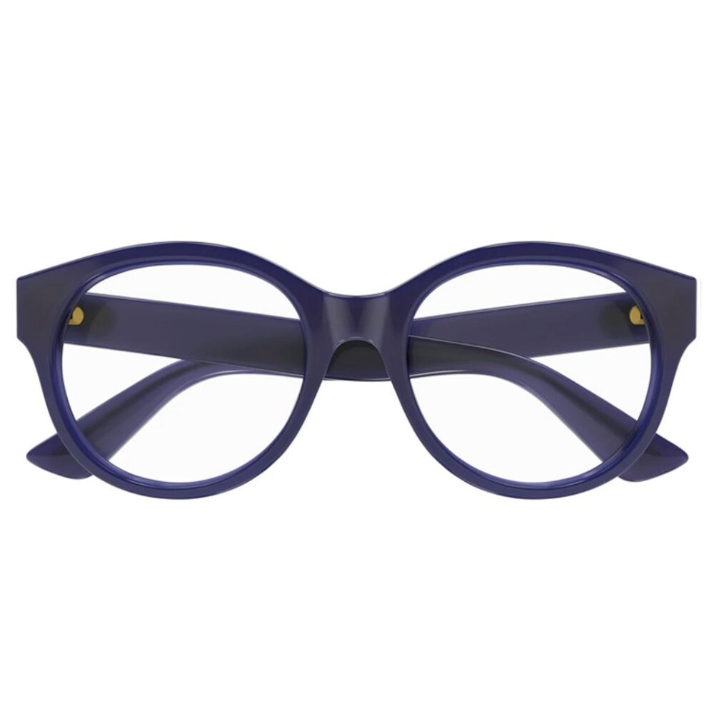 NEW GUCCI EYEGLASSES GUCCI GG1580O 003 OPAL VIOLET BLUE EYEWEAR - Picture 2 of 4